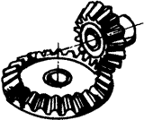 齒輪基本術語錐齒輪、準雙曲面齒輪及其齒輪副