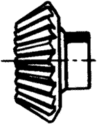 齒輪基本術語錐齒輪、準雙曲面齒輪及其齒輪副