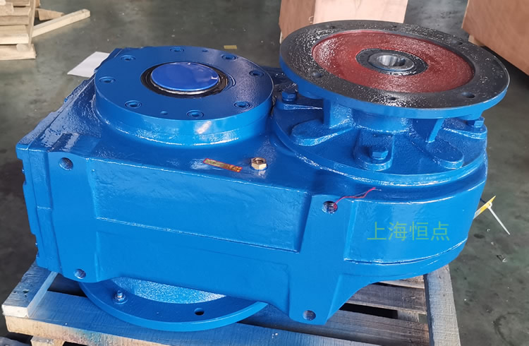 FAF107減速機 輸入配電機圓法蘭端蓋 輸出通孔+法蘭 -上海恒點