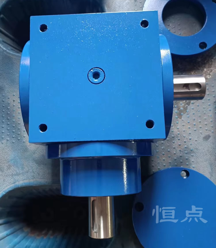 HD17-1：1-C齒輪換向器 單軸入 單軸出 實物圖